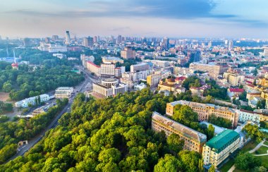 Khreshchatyk'a, Avrupa Meydanı ve Ukrayna Kiev, Ukrayna evde havadan görünümü