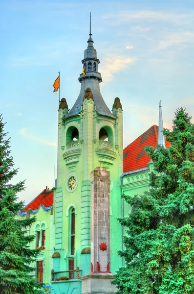 Town Hall of Mukachevo in Ukraine — Stock Photo, Image