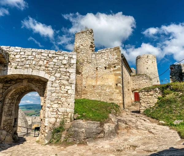 Castelo de Spis, Património Mundial da UNESCO na Eslováquia — Fotografia de Stock