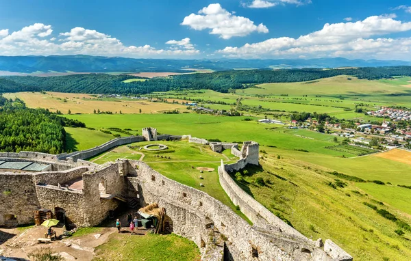 Zipser Burg, UNESCO-Weltkulturerbe in der Slowakei — Stockfoto