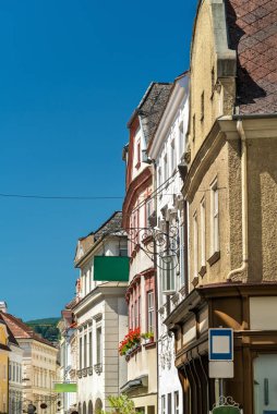 Eski kasaba Krems bir der Donau, Avusturya tarihi binalarda
