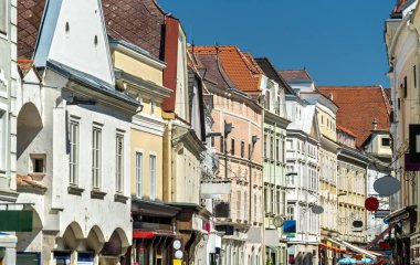 Eski kasaba Krems bir der Donau, Avusturya tarihi binalarda