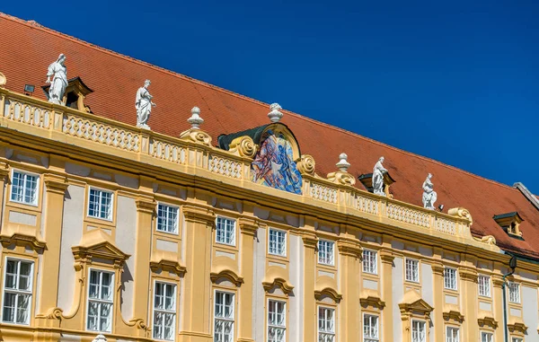 Stift Melk, Avusturya Melk kasaba bir Benedictine abbey ayrıntılarını — Stok fotoğraf