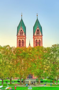 Herz Jesu ya da İsa'nın kutsal kalp kilise Freiburg im Breisgau, Almanya