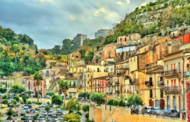 Ragusa, Sicilya, İtalya Unesco miras kasabada görünümünü