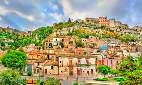 Pohled na Ragusa, Unesco dědictví města Sicílie, Itálie — Stock fotografie