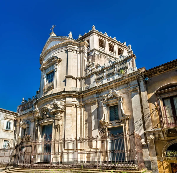 Церковь Сан-Джулиано в Катании - Сицилия, Италия — стоковое фото