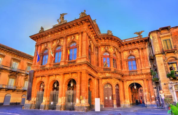 Teatro Massimo Bellini, оперний напрямку Катанія, Італія — стокове фото