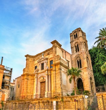 Martorana veya ortak Cathedral St. Mary Amiralin Palermo, İtalya