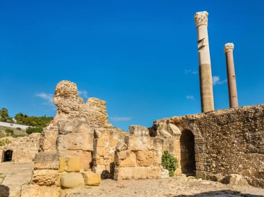 Tunus, Kartaca 'da Antoninus Hamamlarının kalıntıları.