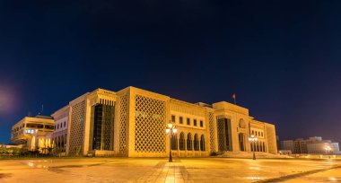 Belediye Binası Tunis Kasbah meydanında. Tunus, Kuzey Afrika