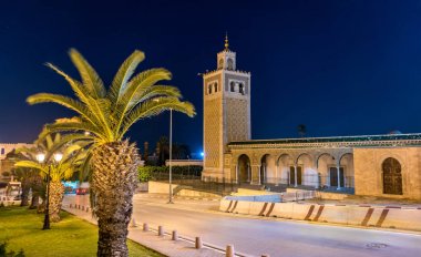 Kasbah Camii, Tunis tarihi bir anıt. Tunus, Kuzey Afrika