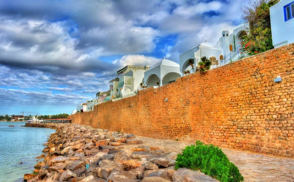 Medina de Hammamet en la costa mediterránea de Túnez —  Fotos de Stock