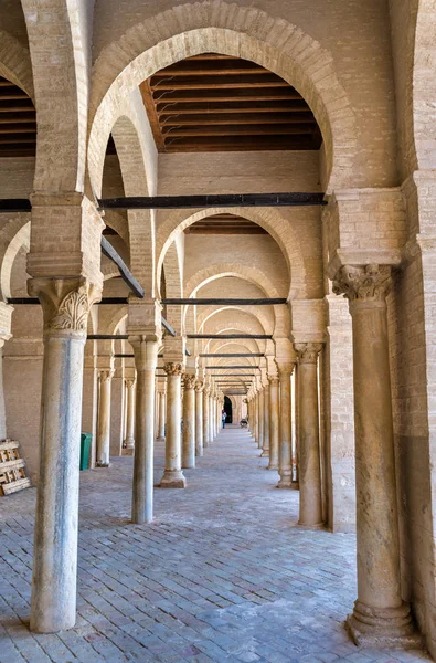 Velká mešita Kairouan v Tunisku — Stock fotografie