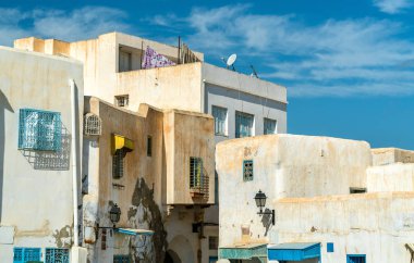 Kayravan Medine geleneksel evlerde. Unesco Dünya Mirası Tunus