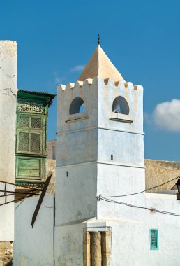 Beyaz Camii Medine Kayravan Haritası. Unesco Dünya Mirası Tunus