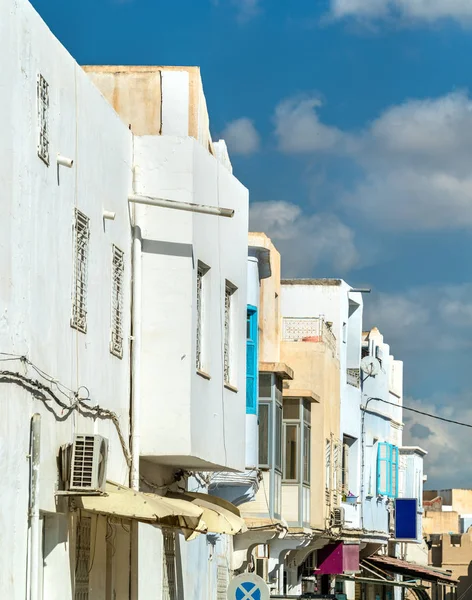 Maisons traditionnelles à Médine de Kairouan. Un site classé au patrimoine mondial de l'UNESCO en Tunisie — Photo