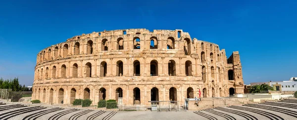 Amfitheater van El Jem, een Unesco world heritage site in Tunesië — Stockfoto