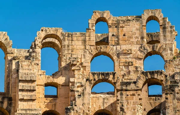 Amphitheater el jem, UNESCO-Weltkulturerbe in Tunesien — Stockfoto