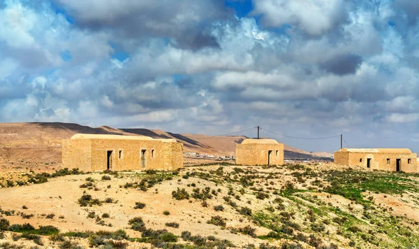 Типичная деревня в Южном Тунисе, Татауинская губерния — стоковое фото