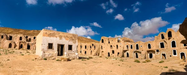 A Ksar Ouled Mhemed Ksour Jlidet Village, Dél-Tunézia — Stock Fotó
