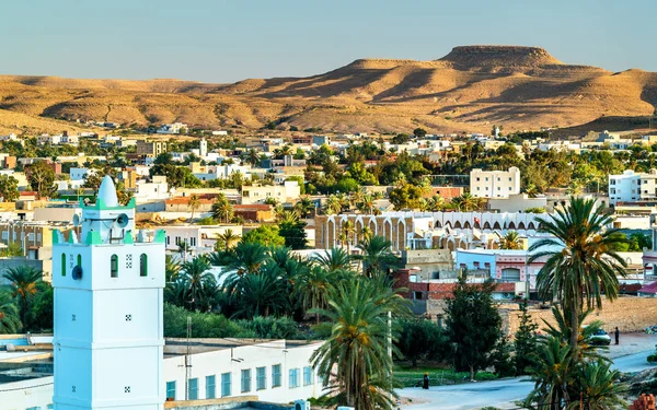 Panorama of Tataouine, a city in southern Tunisia — Stock Photo, Image