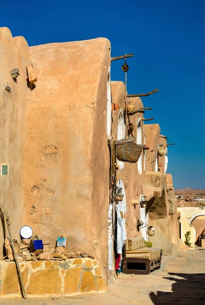Ksar Hadada, a délkeleti Tunéziában. Itt forgatták a Star Wars. — Stock Fotó