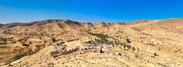 Ксар-Халлуф, укрепленная деревня в провинции Меденин, Южный Тунис — стоковое фото