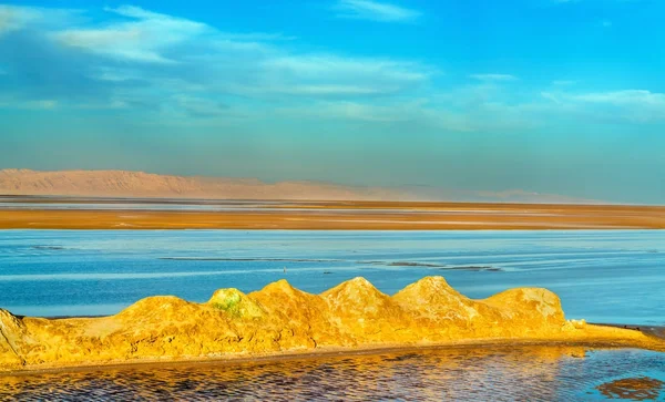Chott el Djerid, a dry lake in Tunisia — Stock Photo, Image
