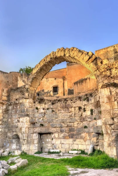 Ruinerna av det romerska templet i el Kef, Tunisien — Stockfoto