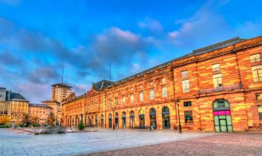 Aubette, Strazburg, Fransa Place Kleber üzerinde bir tarihi bina