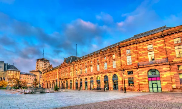 歴史ある建物の場所クレベール ストラスブール、フランスでの Aubette — ストック写真