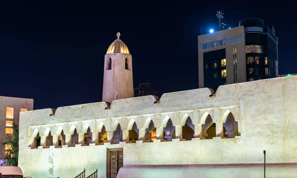 卡塔尔多哈历史清真寺 — 图库照片