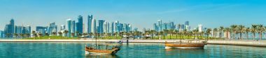 geleneksel Arap dhows Doha, qatar