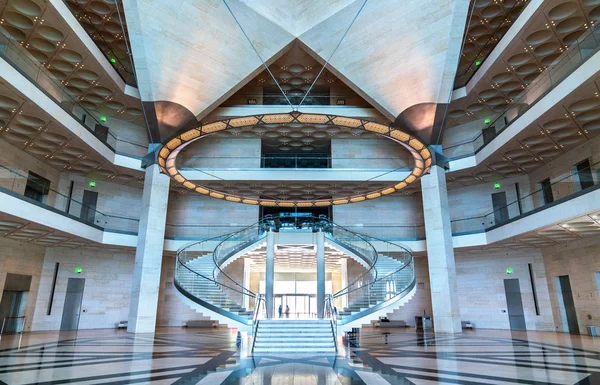 Interior del Museo de Arte Islámico de Doha, Qatar — Foto de Stock