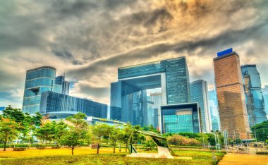 Merkezi Hong Kong Tamar sitedeki binalar