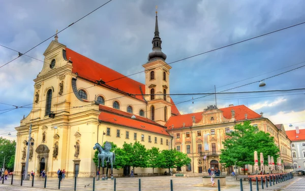 Kościół St. Thomas w Brnie, Republika Czeska — Zdjęcie stockowe