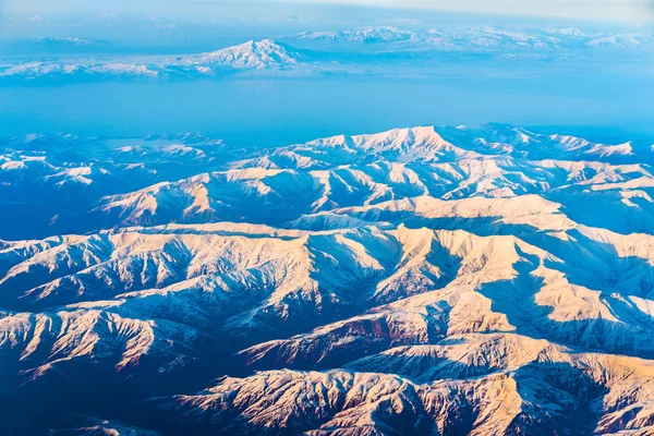 Letecký pohled na hory v Severní Anatolie, Turecko — Stock fotografie