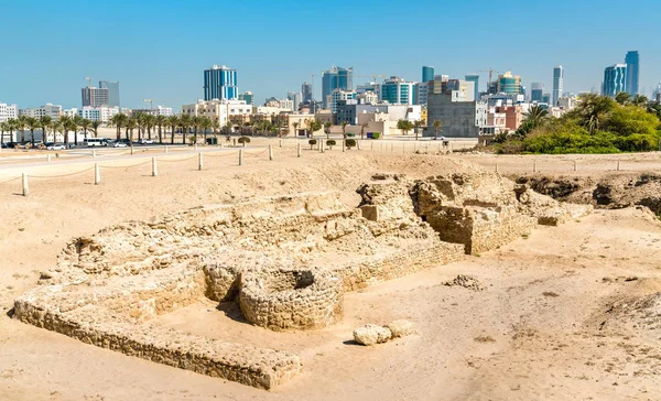 Antik kalıntılar, Bahreyn Fort. UNESCO Dünya Miras Listesi — Stok fotoğraf