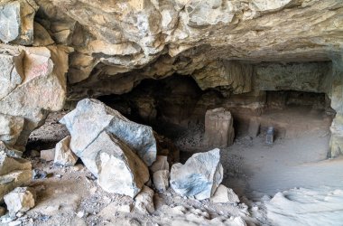Mağara yok 5 Elephanta Adası yakınlarında Mumbai, Hindistan
