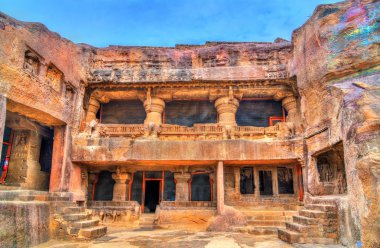 Jaganatha Sabha, Ellora yok 33 mağara. UNESCO Dünya Mirası Maharashtra, Hindistan