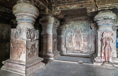 İç Ellora mağaraları, Hindistan Indra Sabha Tapınağı