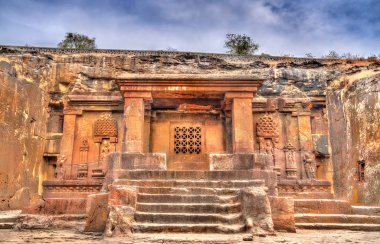 Dashavatara hindu Tapınağı, 15 Ellora mağaraları kompleksi - Hindistan, mağara