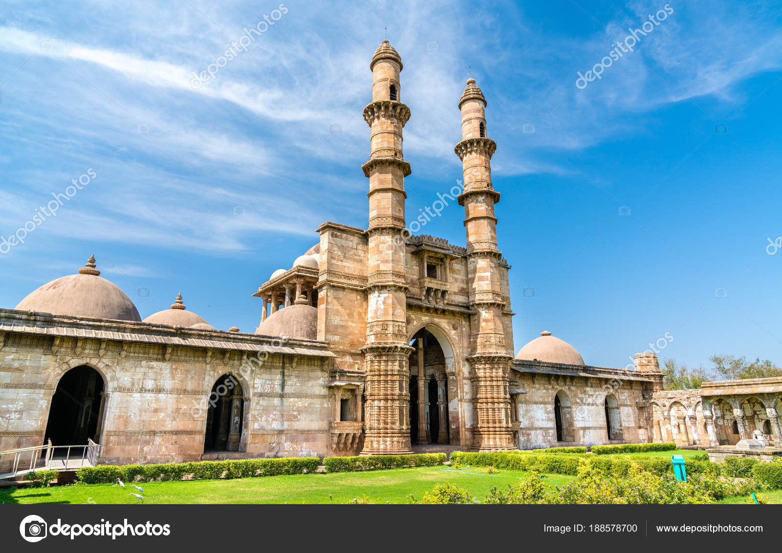 Jami Masjid, a major tourist attraction at Champaner-Pavagadh