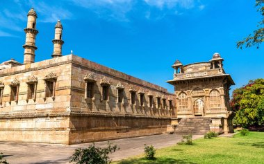 Jami Masjid, önemli bir turistik Champaner-Pavagadh Arkeoloji Parkı - İstanbul, Türkiye