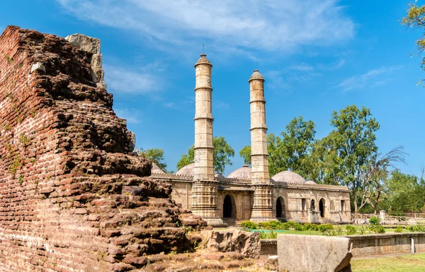 Sahar Ki Masjid o Champaner-Pavagadh Park archeologiczny. Dziedzictwa UNESCO w Gujarat, Indie — Zdjęcie stockowe