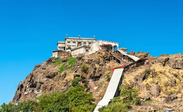 Templo de Kalika Mata no cume da Colina de Pavagadh - Gujarat, Índia — Fotografia de Stock