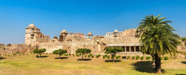 Rana Kumbha Palace, the oldest monument at Chittorgarh Fort - Rajastan, India clipart