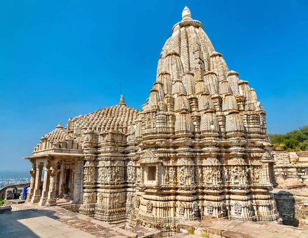 Samadhisvara 寺在 Chittorgarh 堡。教科文组织世界遗产遗址在印度拉贾斯坦 — 图库照片