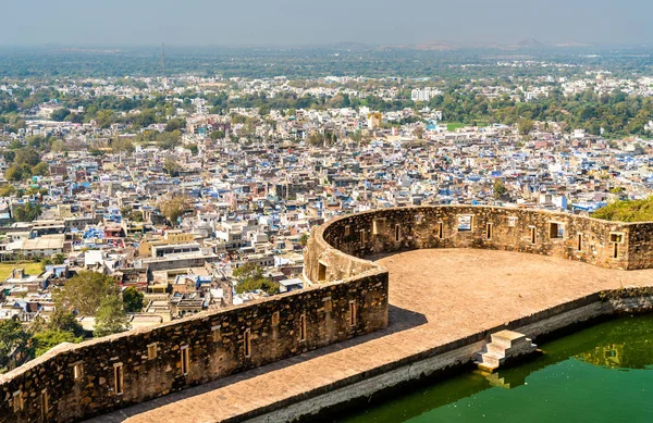 Luftaufnahme von chittorgarh vom Fort - rajasthan, indien — Stockfoto